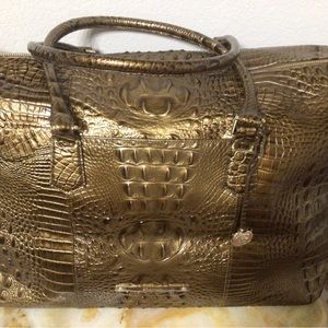 Large Brahmin Copper Duxbury Weekender